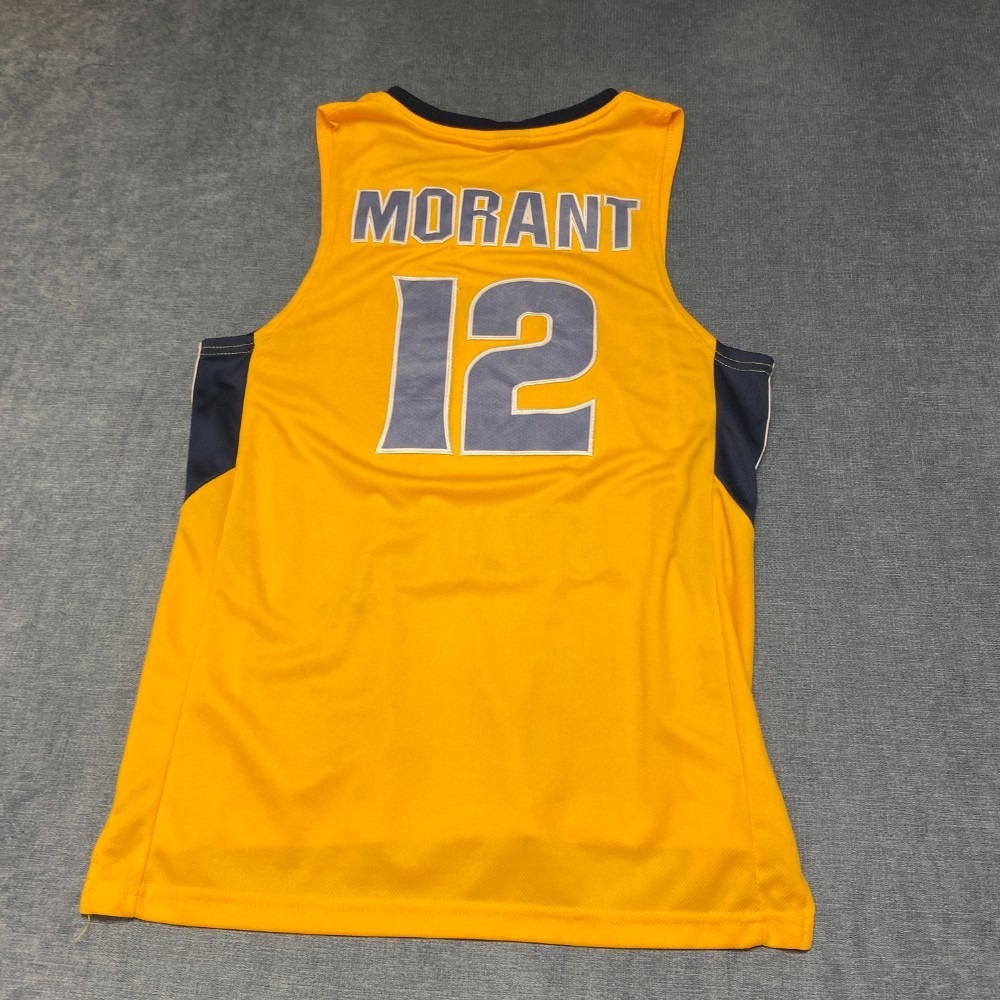 Nike Team Murray State Racers Basketball Jersey Mens Small Yellow Ja Morant #12